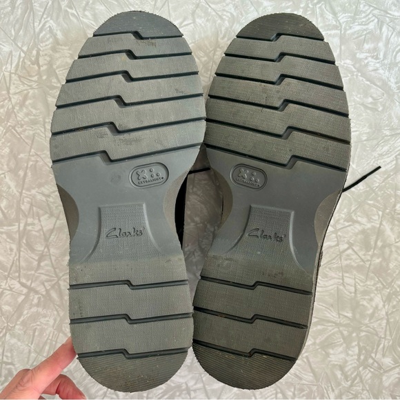 Clarks Black Leather Extralight Dress Oxfords 9 - Picture 6 of 9